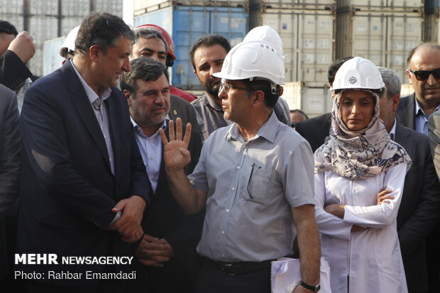 Visit of road minister to Hormozgan province