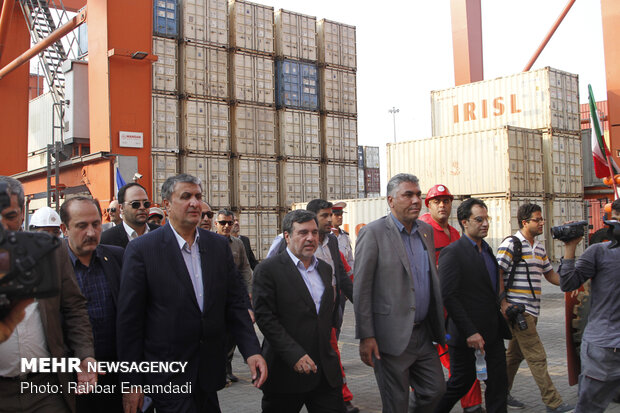 Visit of road minister to Hormozgan province