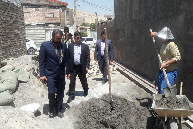تعمیر و بازسازی ۱۰۰ واحد مسکونی سیل‌زده پلدختر توسط بسیج اصناف