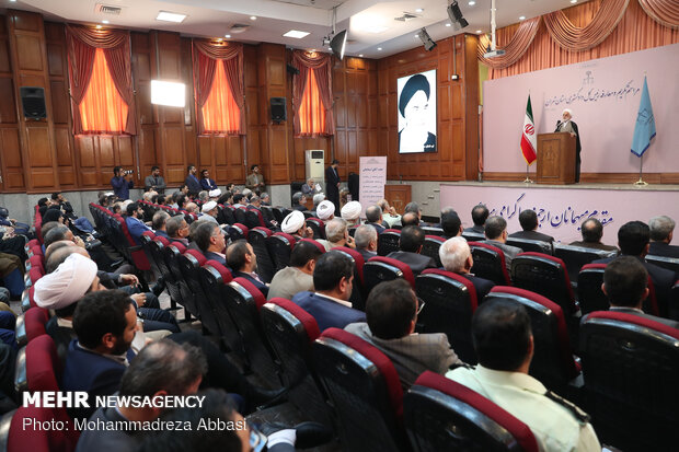 مراسم تودیع و معارفه رئیس دادگستری استان تهران