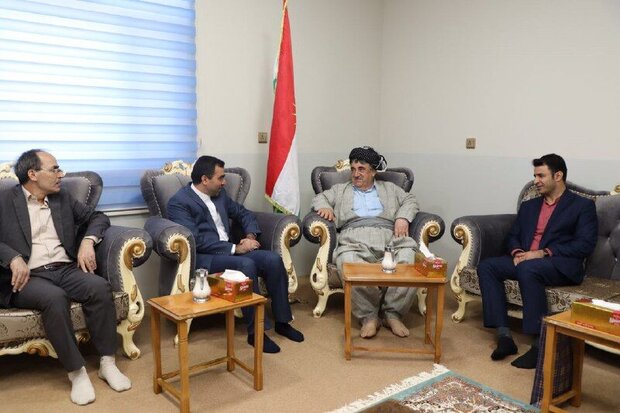 Iranian envoy, KSDP leader hold talks in Sulaymaniyah