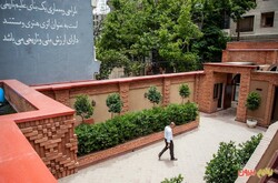 A view of the house of Ezzatollah Entezami, who was a celebrated Iranian actor of stage and screen.