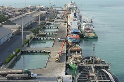 Container terminal pier of Negin Island ready to be inaugurated