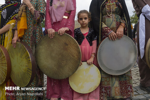 9th tambourine festival in Sanandaj