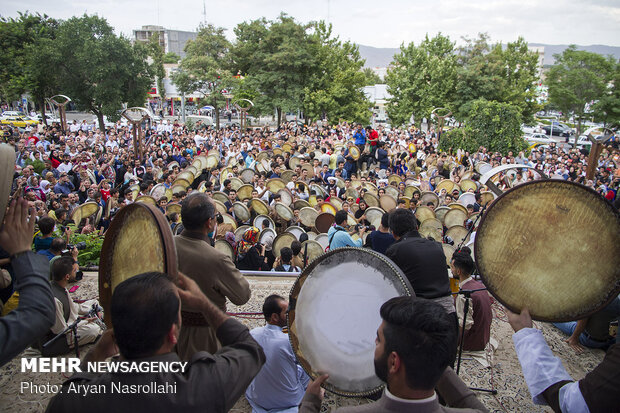 9th tambourine festival in Sanandaj