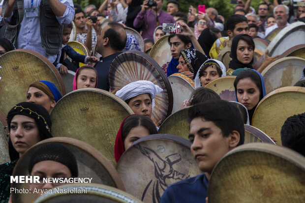 9th tambourine festival in Sanandaj