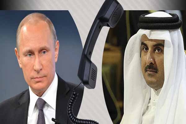 بوتين يبحث مع أمير قطر ضمان الأمن والاستقرار في الخليج الفارسي