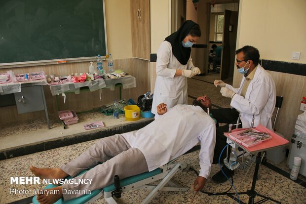 اردوی جهادی پزشکان در روستای محروم حصارچه جرگلان