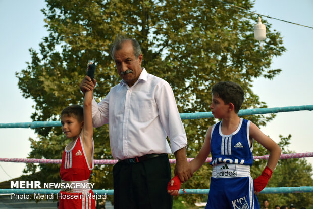 Iran, Azerbaijan boxing competition in Baku
