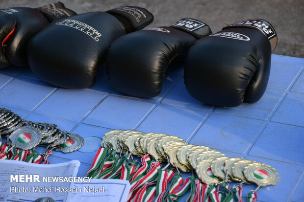 Iran, Azerbaijan boxing competition in Baku
