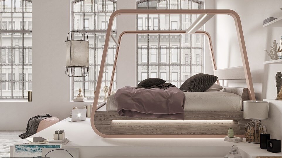 تختخواب هوشمند برای تماشای تلویزیون طراحی شد