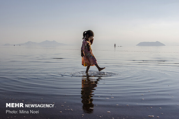 Lake Urmia water level rises by 35cm