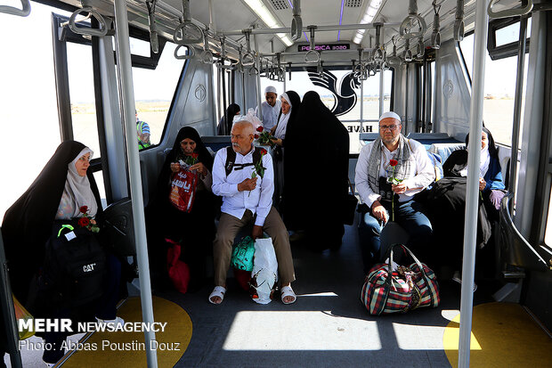 Return of Hajj pilgrims to Iran