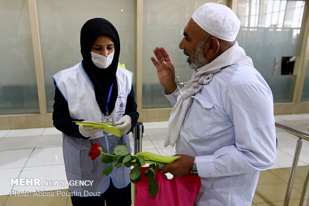 Return of Hajj pilgrims to Iran