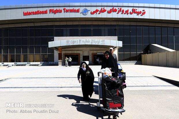 Return of Hajj pilgrims to Iran