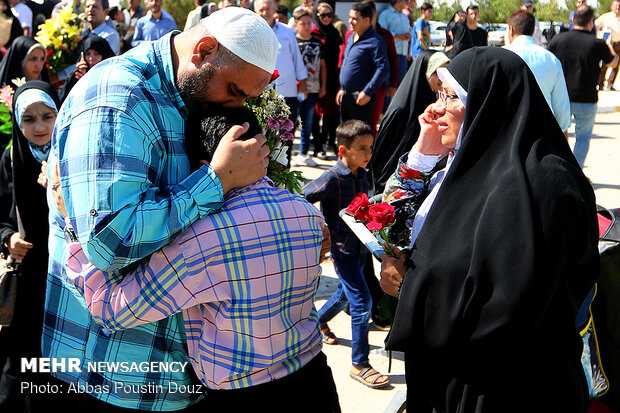 Return of Hajj pilgrims to Iran