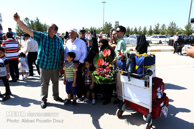 Return of Hajj pilgrims to Iran