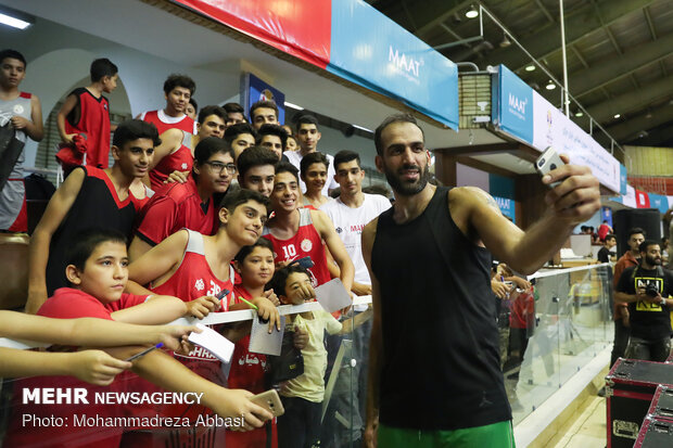 Last training session of Iranian basketball team before world cup