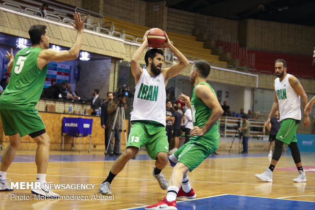 Last training session of Iranian basketball team before world cup