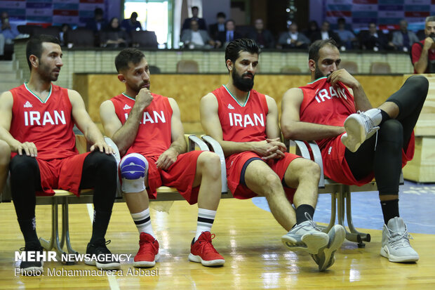 Last training session of Iranian basketball team before world cup