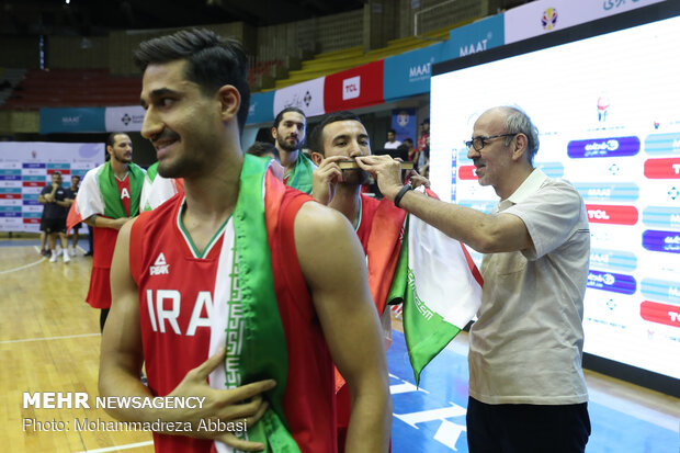 Last training session of Iranian basketball team before world cup