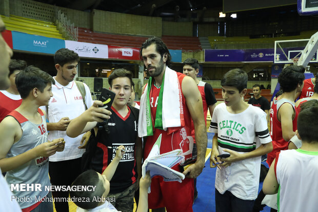 Last training session of Iranian basketball team before world cup