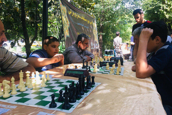  مسابقات شطرنج پارکی برگزار شد
