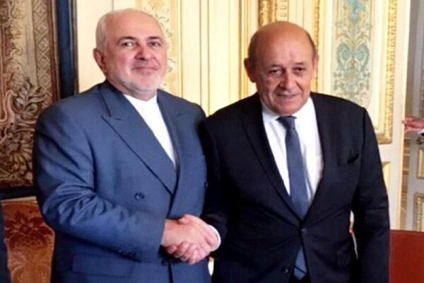 Zarif meets with French counterpart in Paris to discuss JCPOA