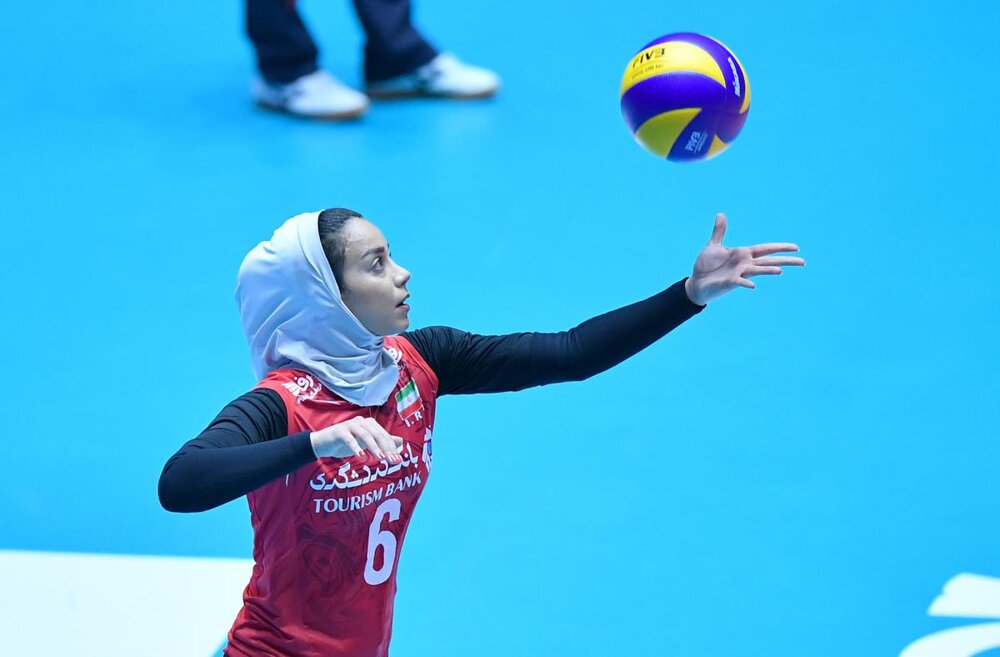 Player kazakhstan volleyball Sabina Altynbekova