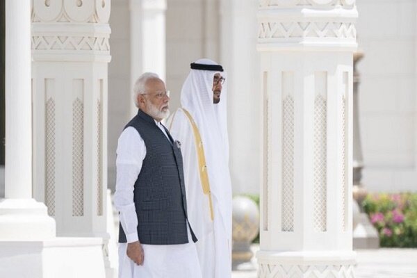 دیدار ولیعهد ابوظبی و نخست وزیر هند