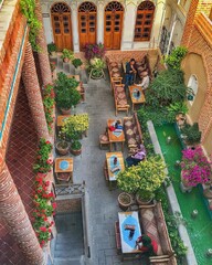 Toranj Food Complex, a traditional touristic restaurant, in Isfahan, central Iran