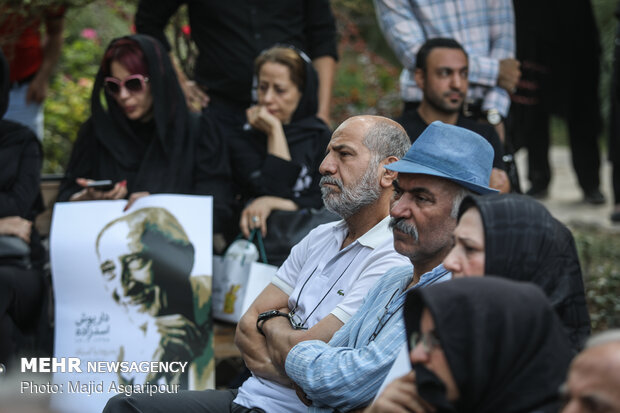 Funeral ceremony of veteran actor Dariush Asadzadeh