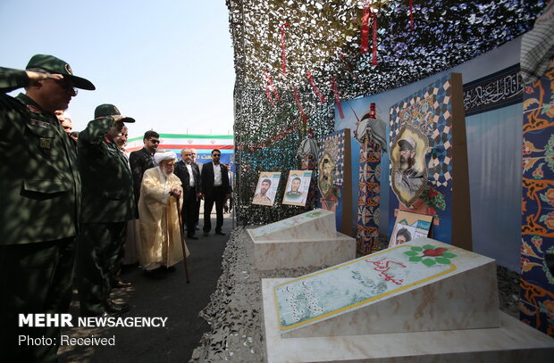 Ayatollah Jannati visits Bavar-373 air defense system