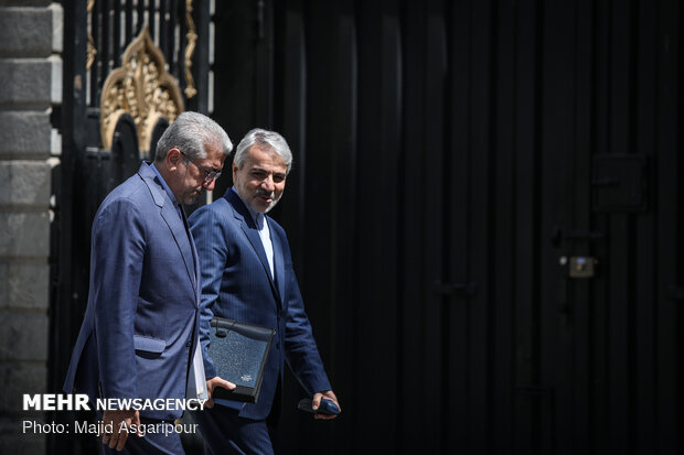 Sidelines of cabinet session in Tehran