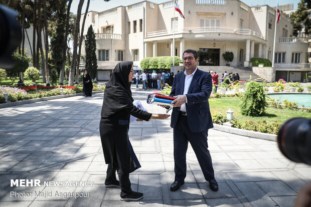 Sidelines of cabinet session in Tehran