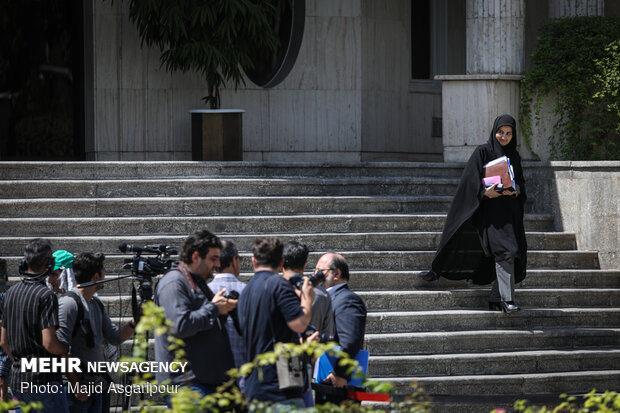 Sidelines of cabinet session in Tehran