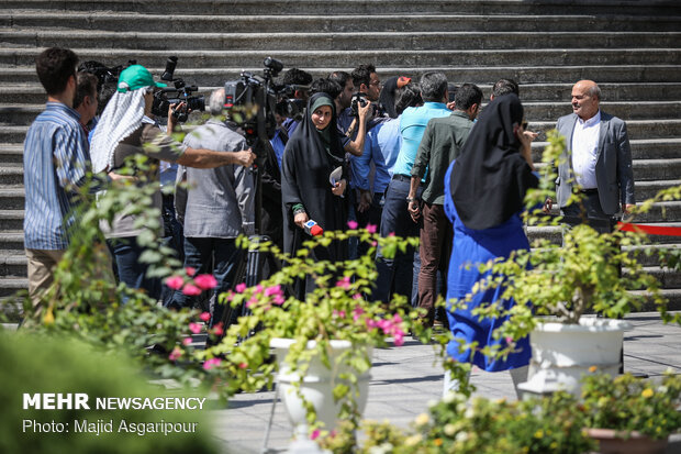 Sidelines of cabinet session in Tehran