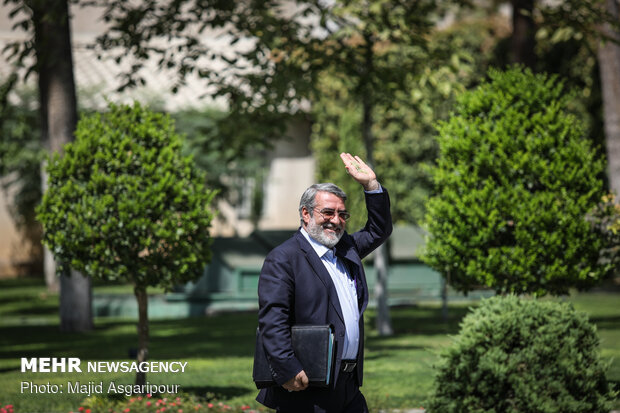 Sidelines of cabinet session in Tehran