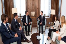 شام کے صدر بشار اسد سے فرانسیسی وفد کی ملاقات