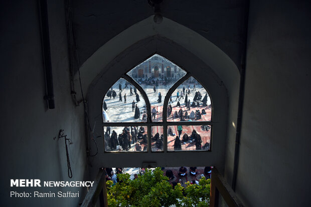 “SALAT” traditional ritual in holy shrine of Imam Reza (AS) 