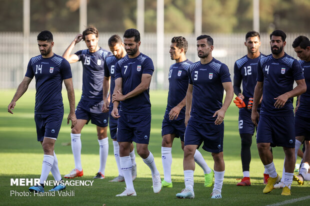 İran Milli Futbol Takımı ilk antrenmanına çıktı