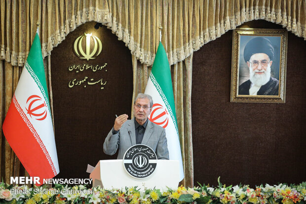 Press conference of Iranian Government’s spokesman