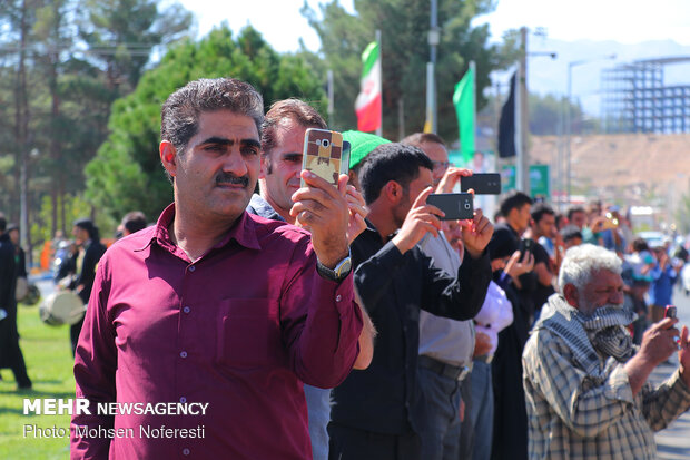 حرکت نمادین کاروان نینوا در بیرجند