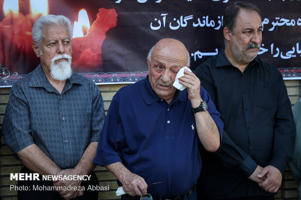 Funeral procession of veteran Iranian dubber