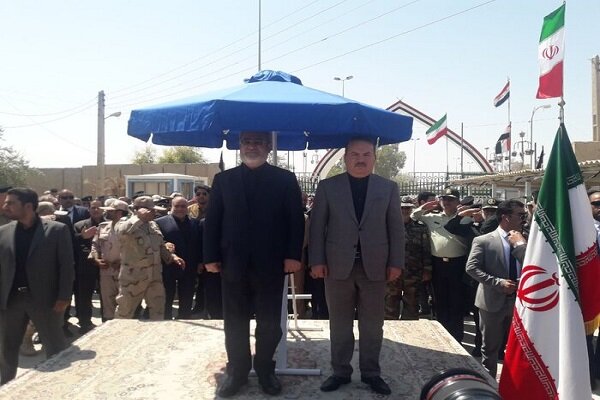 Iranian, Iraqi ministers reopen shared border gate to facilitate Arbaeen pilgrimage 