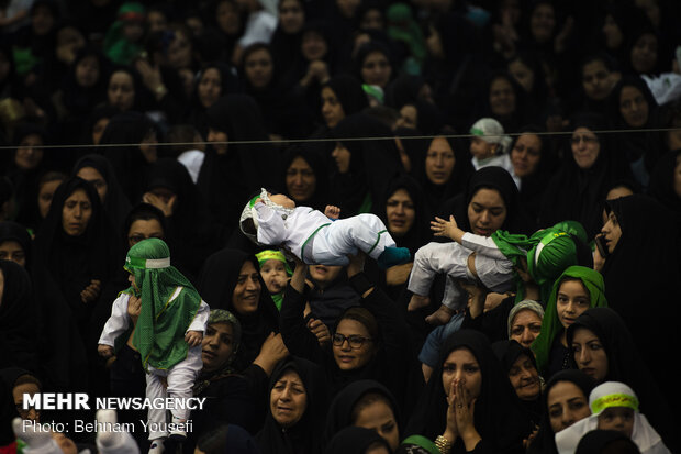 مراسم «شیرخوارگان حسینی» در اراک