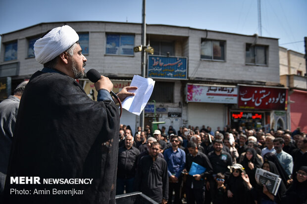 تجمع مردمی آمرین به معروف و نهی از منکر در شیراز