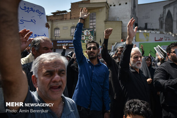 تجمع مردمی آمرین به معروف و نهی از منکر در شیراز