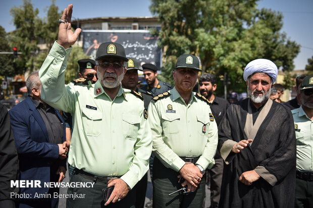 تجمع مردمی آمرین به معروف و نهی از منکر در شیراز