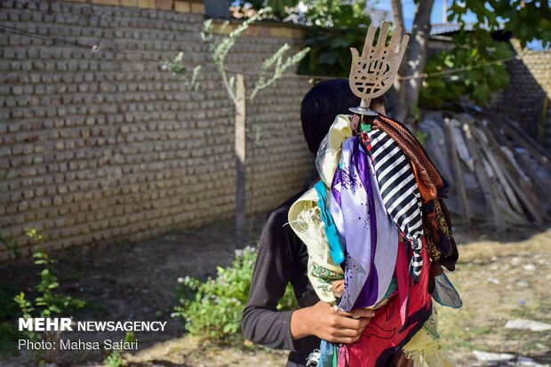 آئین سنتی « علم گردشی» در روستای کفشگیری